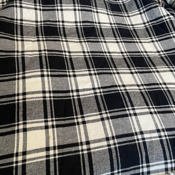 Wrangler Black & White Plaid Hooded Button Up Jacket Size XXL - Picture 9 of 13